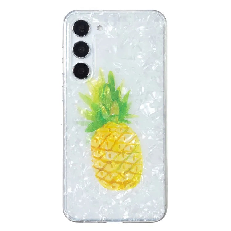 Samsung Galaxy S23 White Pine Marble Case