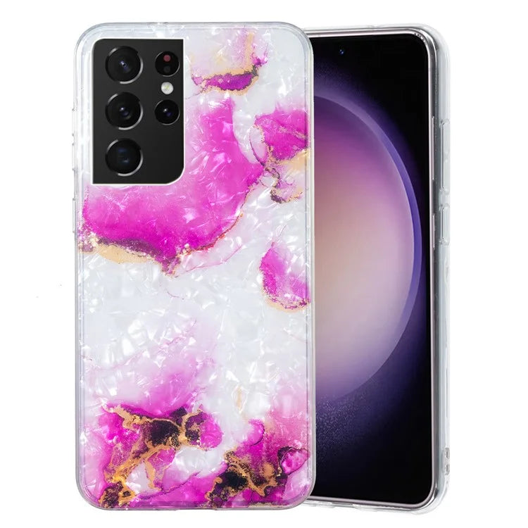 Samsung Galaxy S21 Ultra Rosabelle Marble Case
