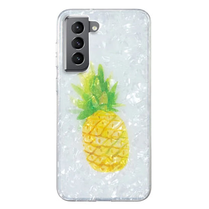 Samsung Galaxy S21 Plus White Pine Marble Case
