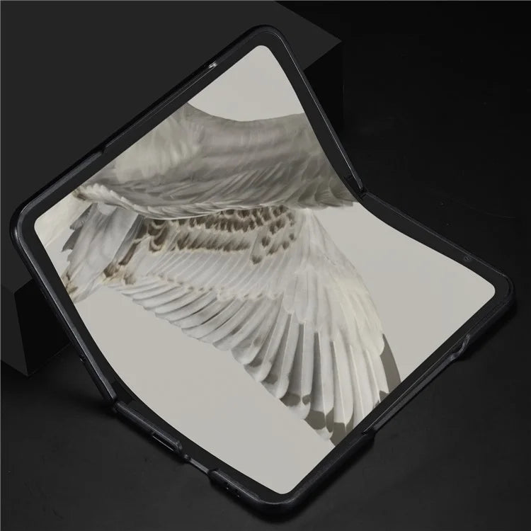 Pixel Fold Case Carbon Leather Mix