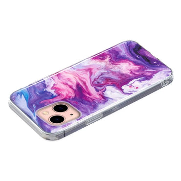 iPhone 15 Mystic Aura Marble Case
