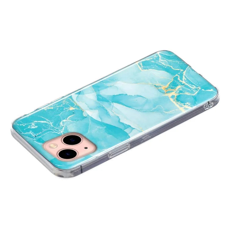 iPhone 13 Celestial Breeze Marble Case