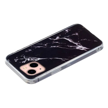 iPhone 15 Midnight Stone Marble Case