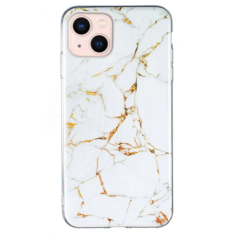 iPhone 13 Mini Ivory Luxe Marble Case