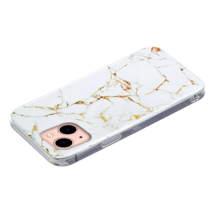 iPhone 13 Mini Ivory Luxe Marble Case
