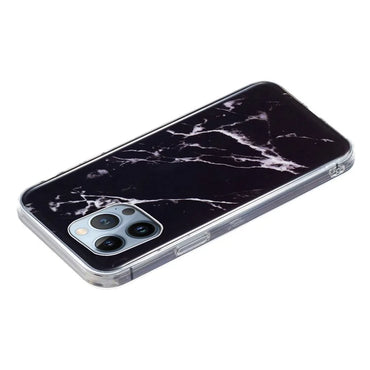 iPhone 15 Pro Max Midnight Stone Marble Case