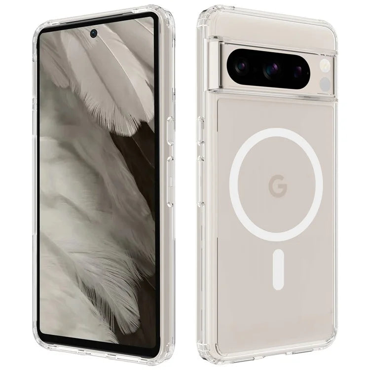Pixel 8 Pro Case Clear Acrylic MagSafe