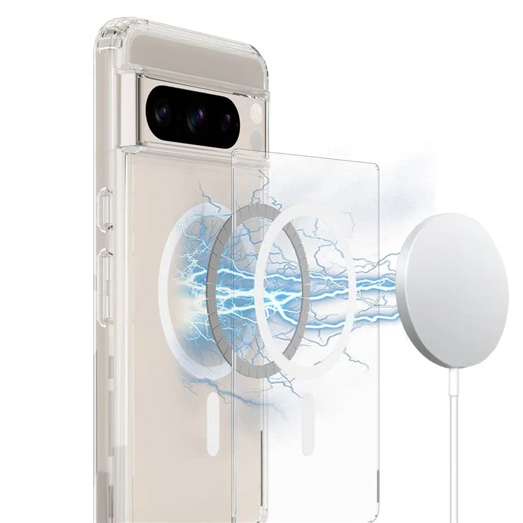 Pixel 8 Pro Case Clear Acrylic MagSafe