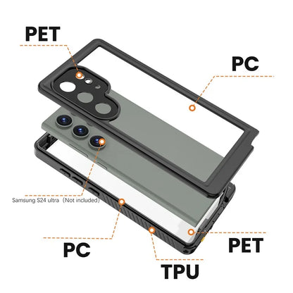 Samsung Galaxy S24 Ultra Waterproof Case IP68