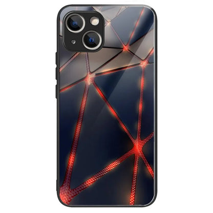 iPhone 15 Plus Case Tempered Glass Heated Red