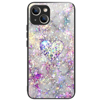 iPhone 15 Plus Case Tempered Glass Brilliant Heart