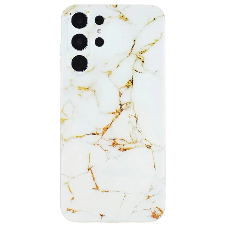 Samsung Galaxy S24 Ultra Ivory Luxe Marble Case