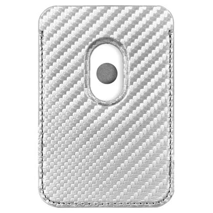 Carbon Fiber Leather Magnetic Card Wallet