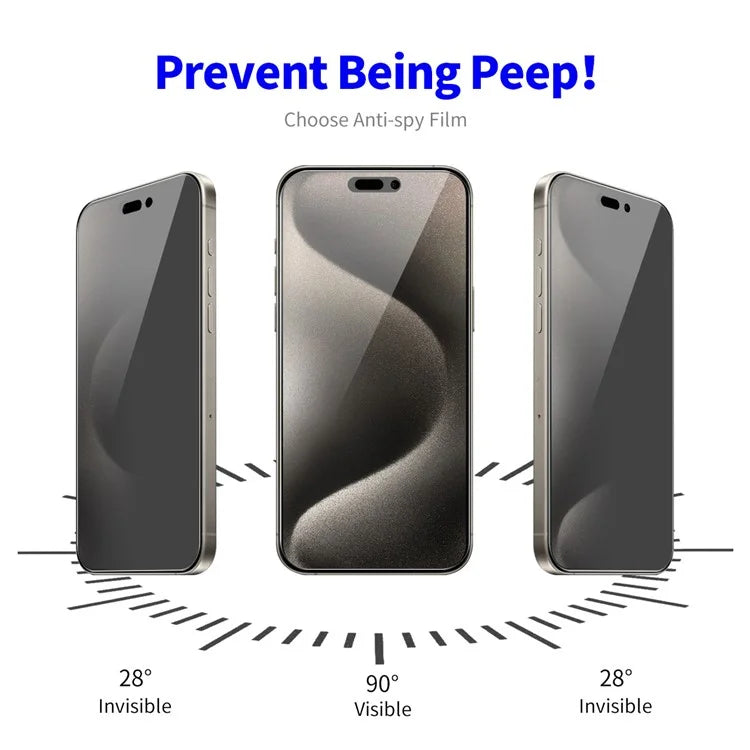 iPhone Privacy Tempered Glass Screen Protector Premium