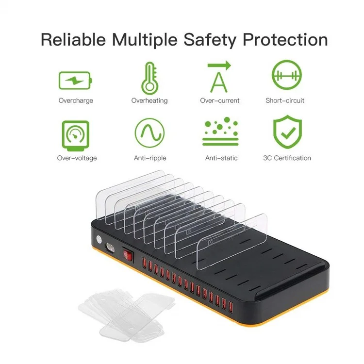 15 Port USB Charging Station