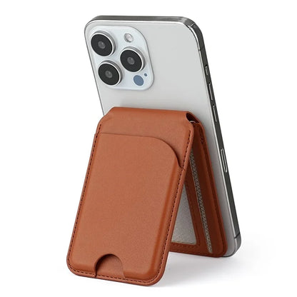 Built-In Stand Leather Magnetic Card Wallet 1.0