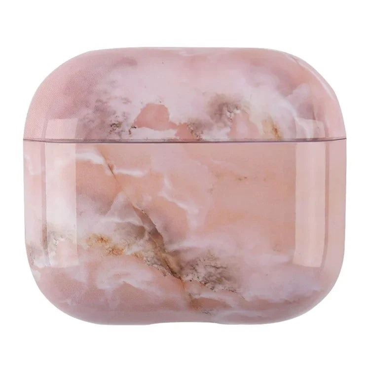 AirPods 4 Peach Blossom Marble Case