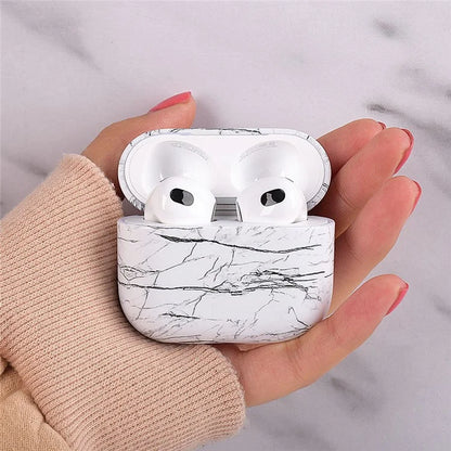 AirPods 4 Sunset Aura Marble Case