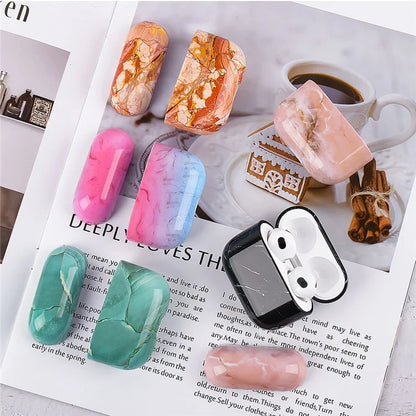 AirPods 3 Amber Blaze Marble Case