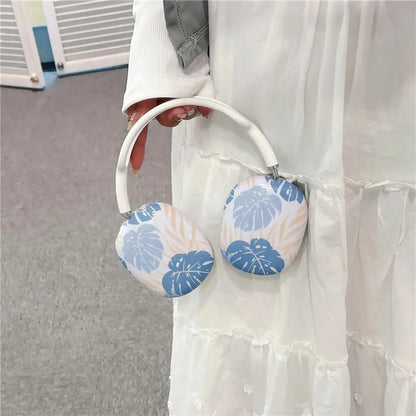 AirPods Max Blue Leaf
